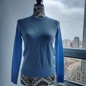 Uniqlo Baby Blue Round Neck thin Spring Sweater